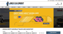 Desktop Screenshot of oceancrestmotors.com